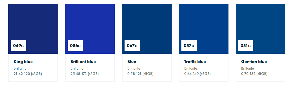 Vinilo Oracal 651 Azul Brillante