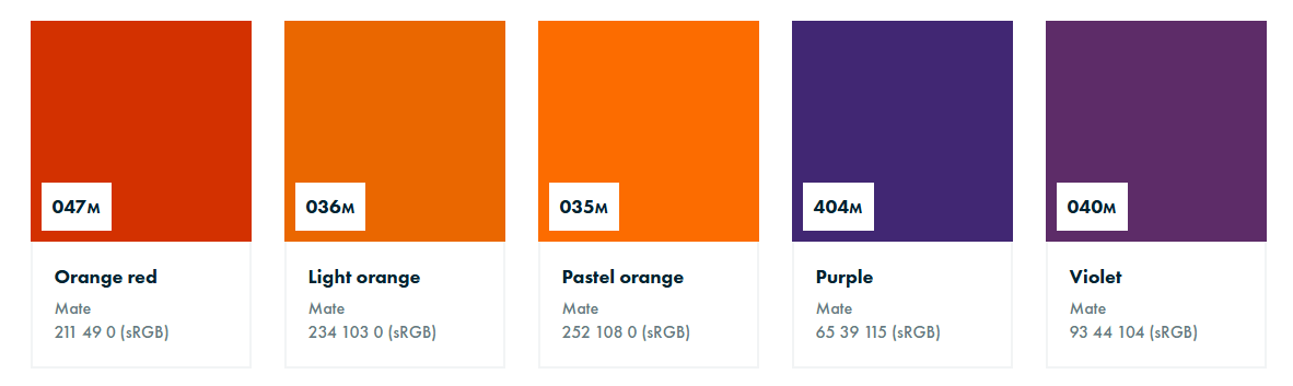 Vinilo Oracal 651 Naranja Mate