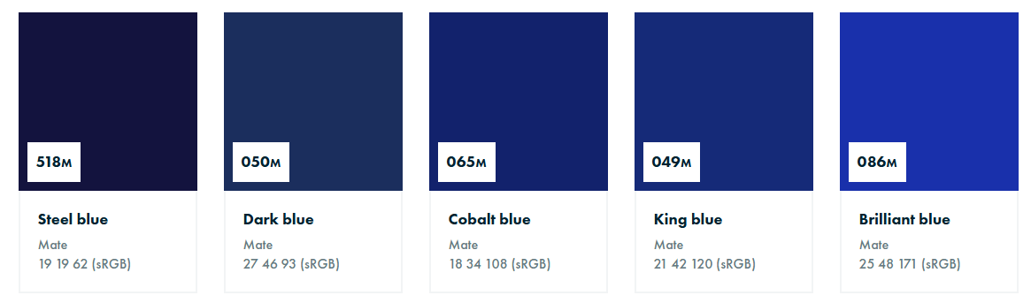 Vinilo Oracal 651 Azul Marino Mate