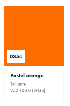 Vinilo Oracal 670RA Naranja
